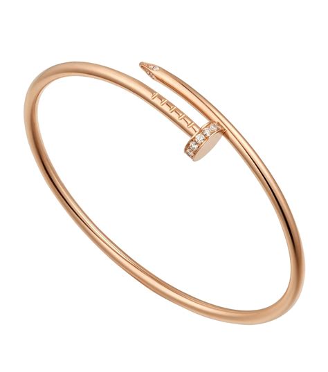 cartier bracelet clou or rose|cartier nail bracelet cost.